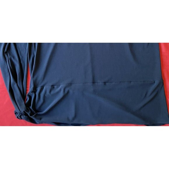 COPY - Lane Bryant Halter Top Blouse 18 Black Sequin Beaded Pleated Neck Tie Si… - Picture 8 of 8